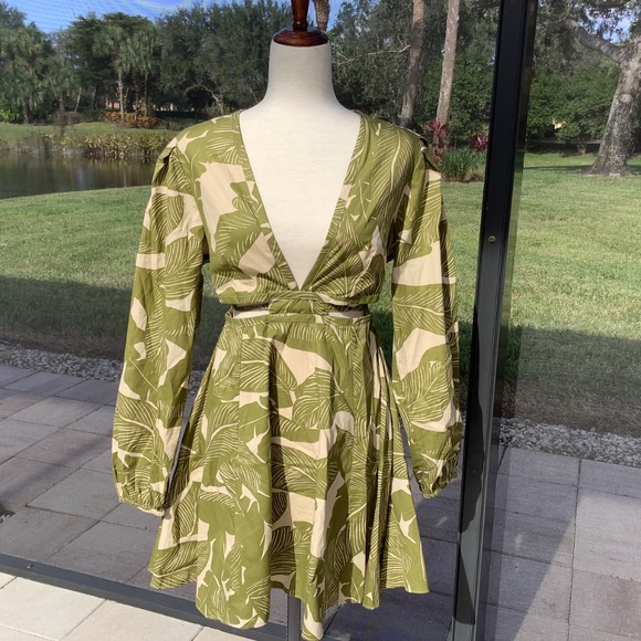 Walter Baker Janelle Dress in Royal Palm Size 6 EUC! - Picture 4 of 15